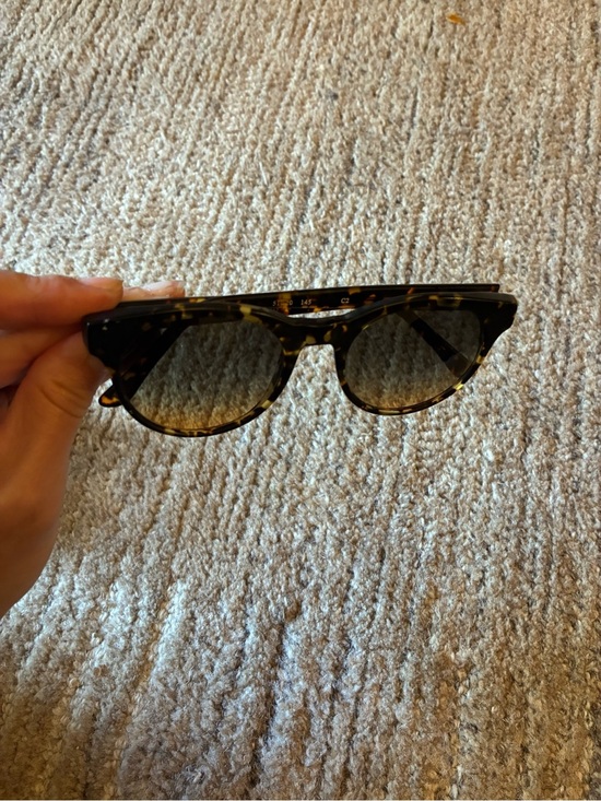 SEE Eyewear Round Tortoiseshell Sunglasses 5575 Brown Gradient Made In Italy main image 6